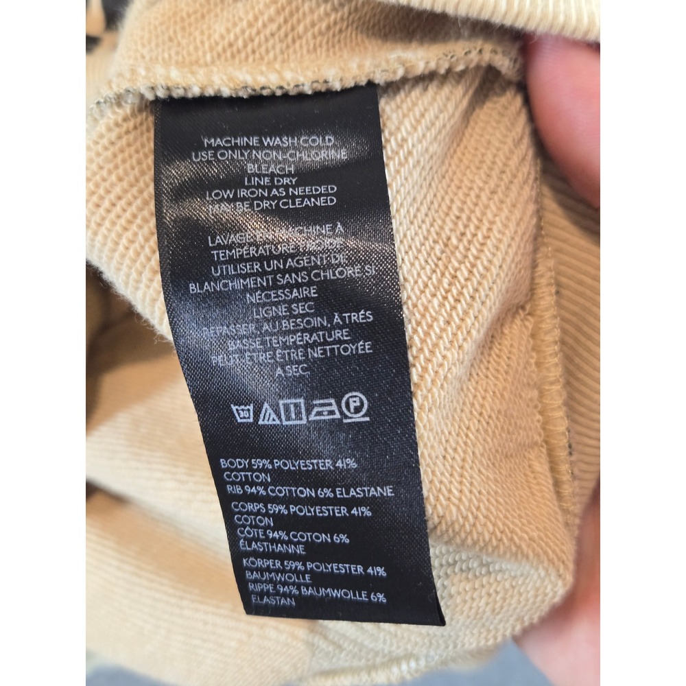 Maeve Sweatshirt Womens XS Tan Black Leopard Print Raglan Pullover OB2186422 - Picture 5 of 10